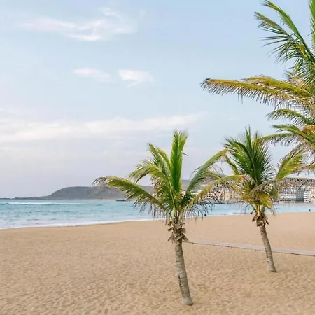 Apartment Con Wifi Gratis, A Solo 150m De Playa Canteras *