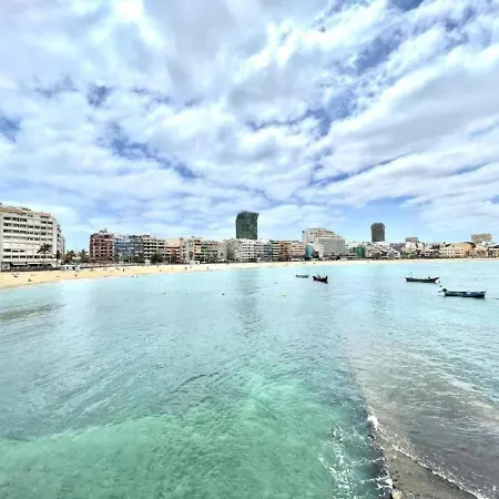 Apartment Con Wifi Gratis, A Solo 150m De Playa Canteras